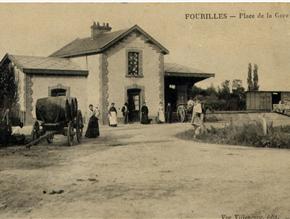 carte postale gare